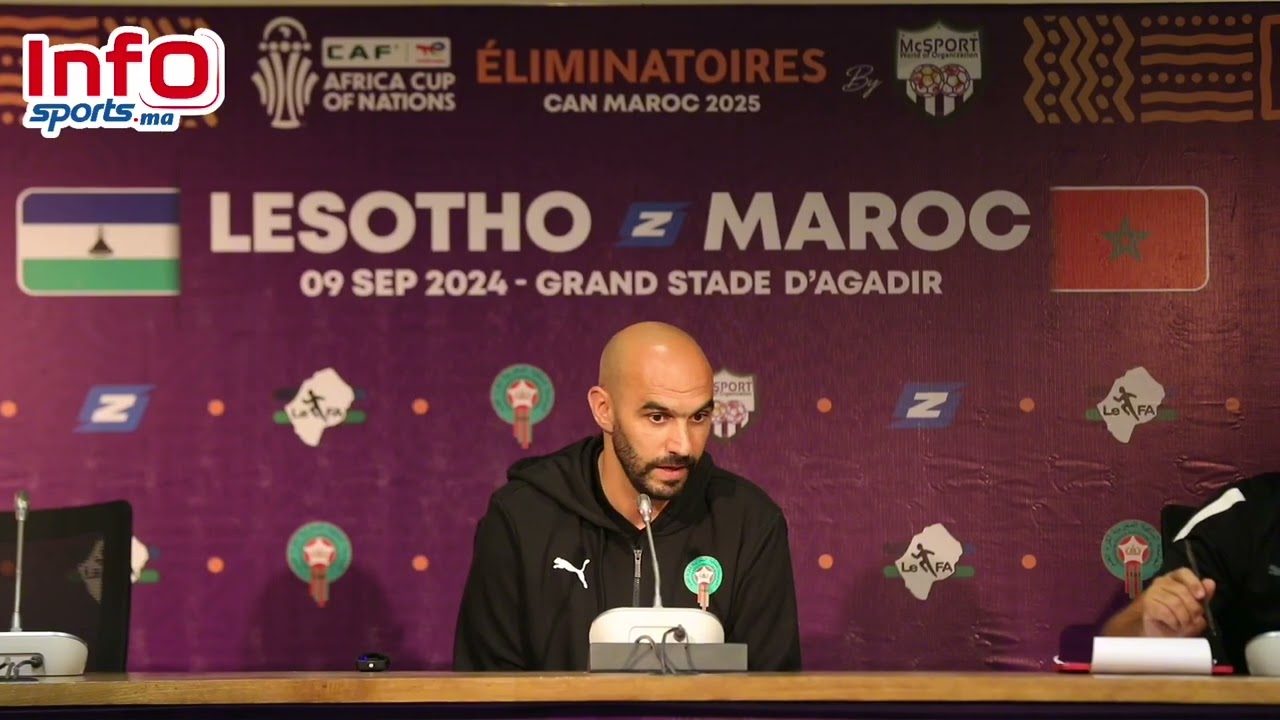 الركراكي: سعيد بانتقال لاعبي البطولة لأندية أوروبية  وباب المنتخب مفتوح للجميع