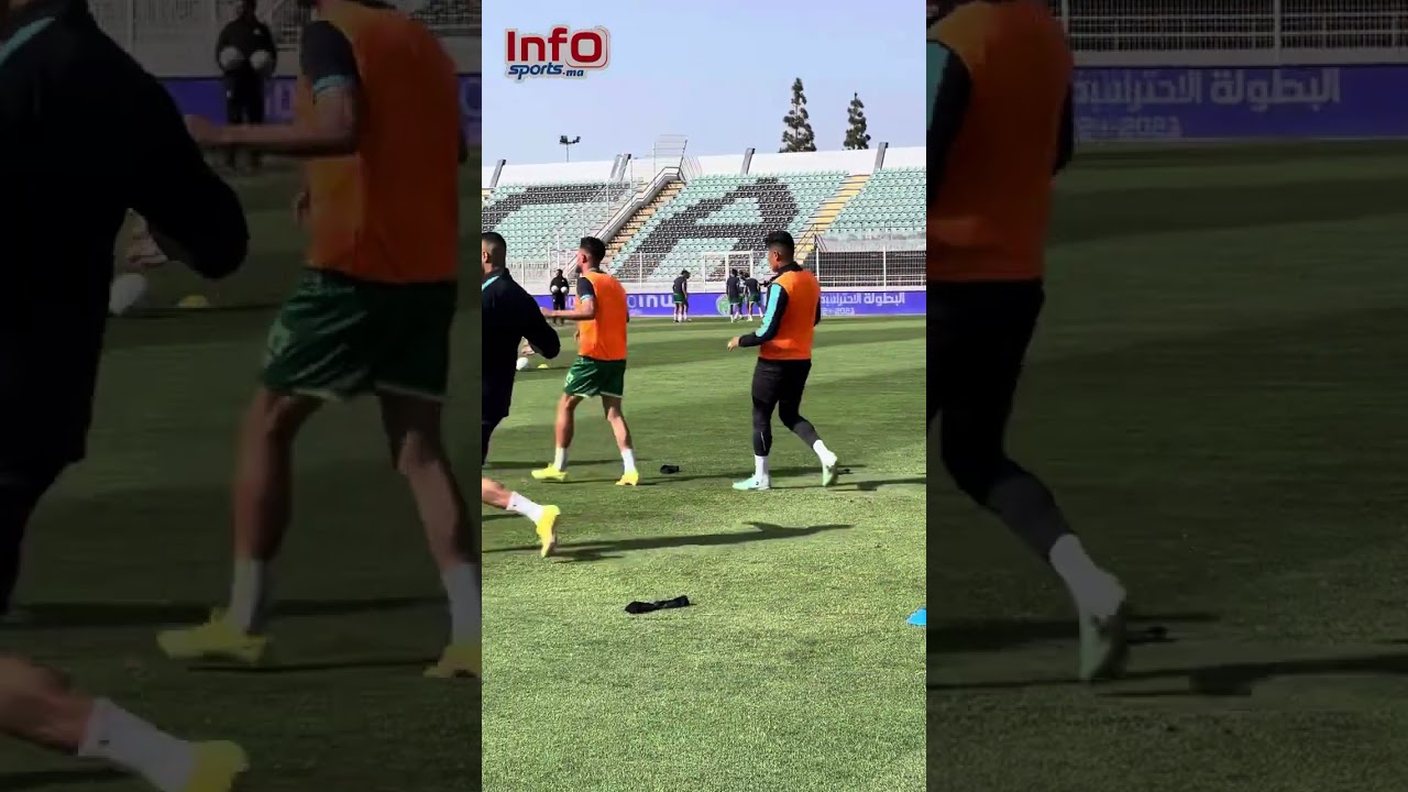 العمليات الإحمائية للاعبي الرجاء قبل الديربي البيضاوي أمام الوداد