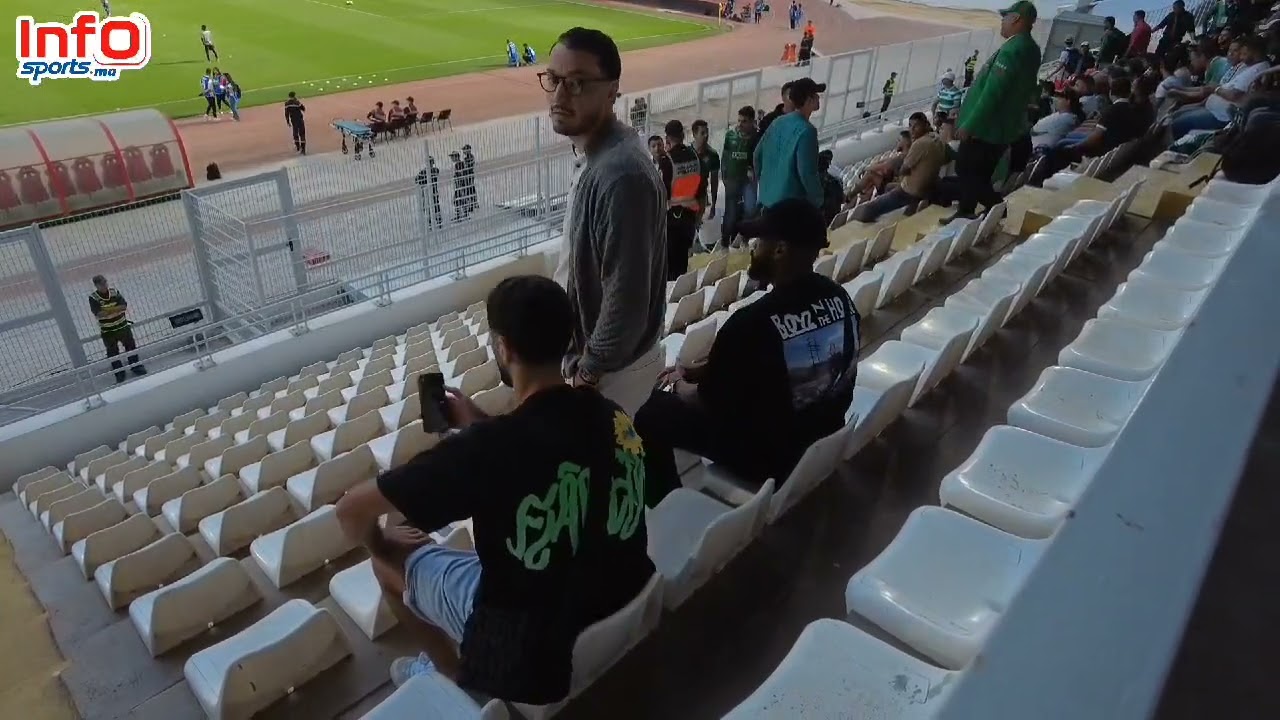 بنعيسى بنعمر وياسر بالدي يكتشفان أجواء الكورفا سود في مباراة الرجاء وسامارتيكس