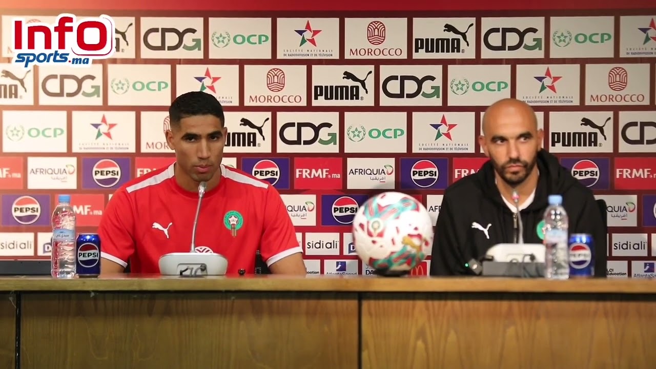 حكيمي: سعيد بأن أكون من بين اللاعبين التاريخيين في المنتخب الوطني ونحن هنا نشتغل من أجل المغرب