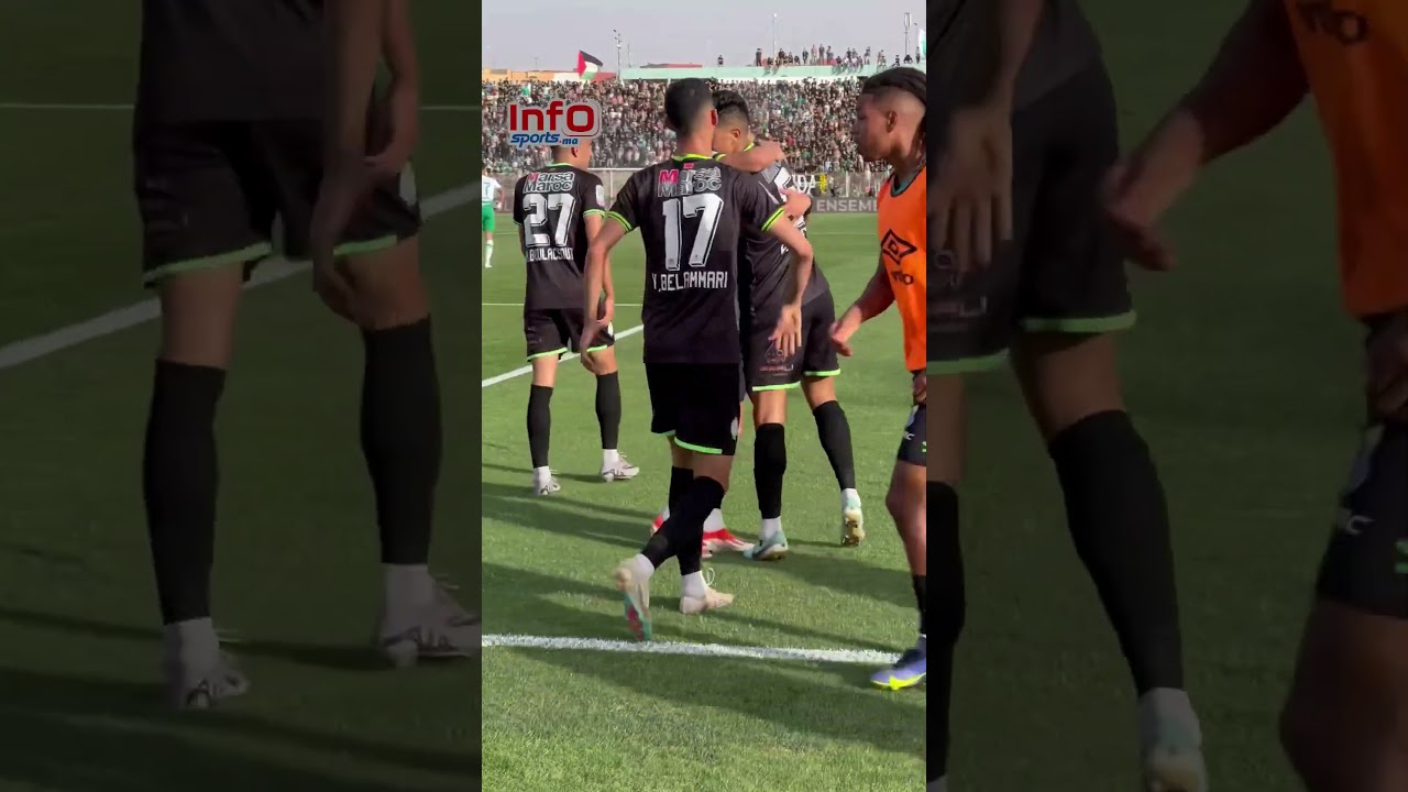 فيديو..احتفالية كبيرة للاعبي الرجاء بهدف خفيفي وهستيرية بالمدرجات.