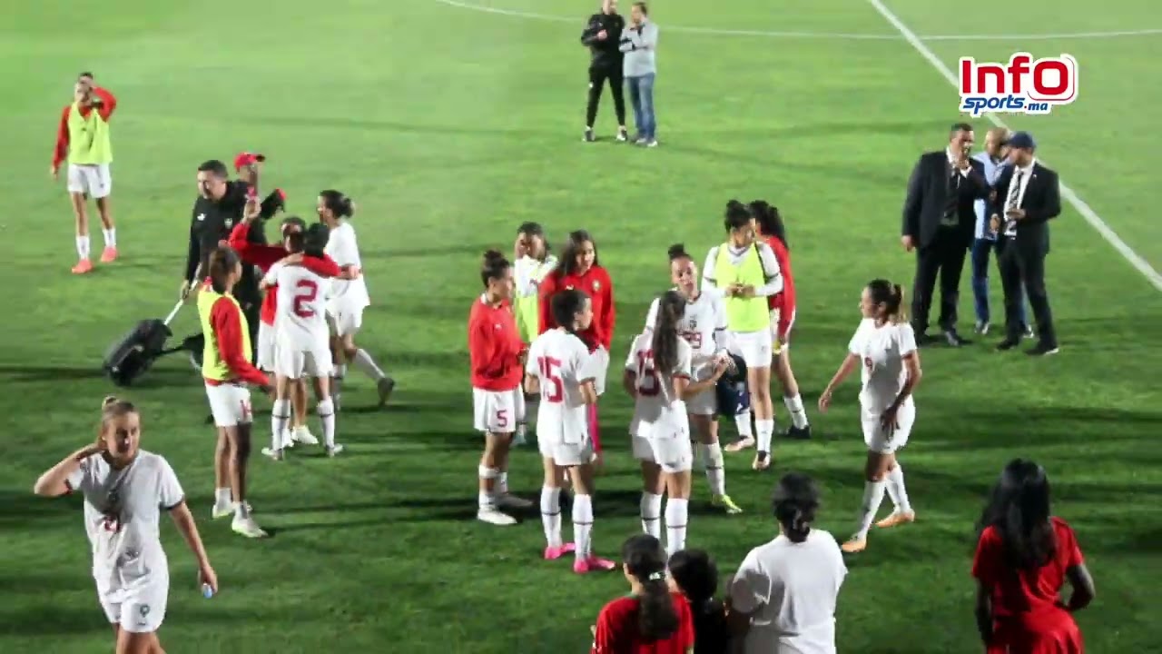 فيديو..فرحة لاعبات المنتخب الوطني بالفوز على الكونغو