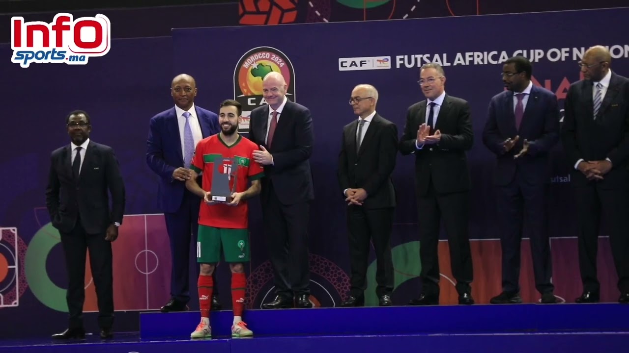 لاعبو المنتخب الوطني يكتسحون جميع الجوائز الفردية في كإس إفريقيا للفوتسال