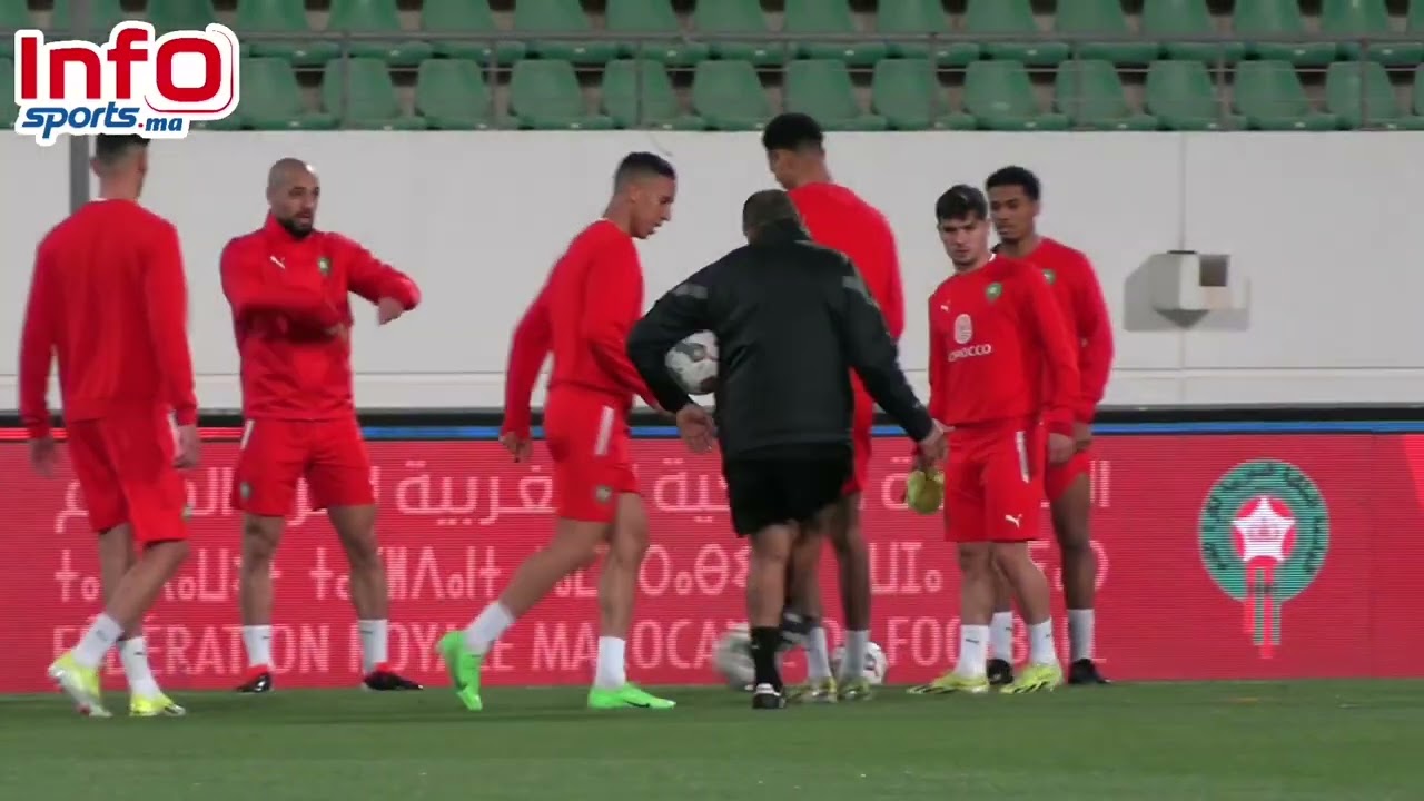 لايف..الحصة التدريبية الرسمية للأسود بحضور ابراهيم دياز والراحيمي ونجوم المنتخب.