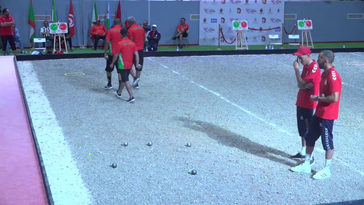 نصف نهائي كأس إفريقيا رجال للكرة الحديدية رجال منتخب المغرب ضد تونس