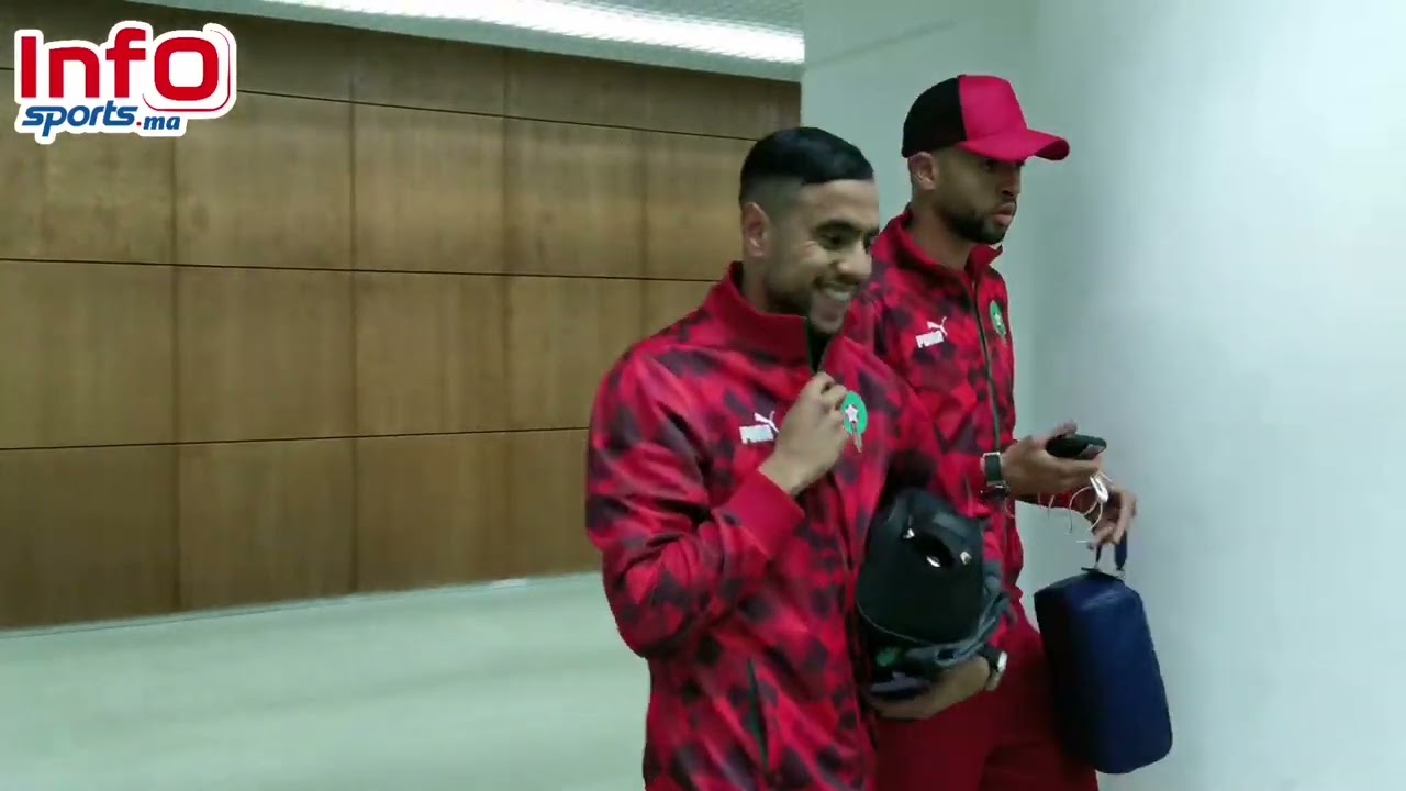 هكذا غادر لاعبو المنتخب الوطني بعد الفوز على أنغولا.