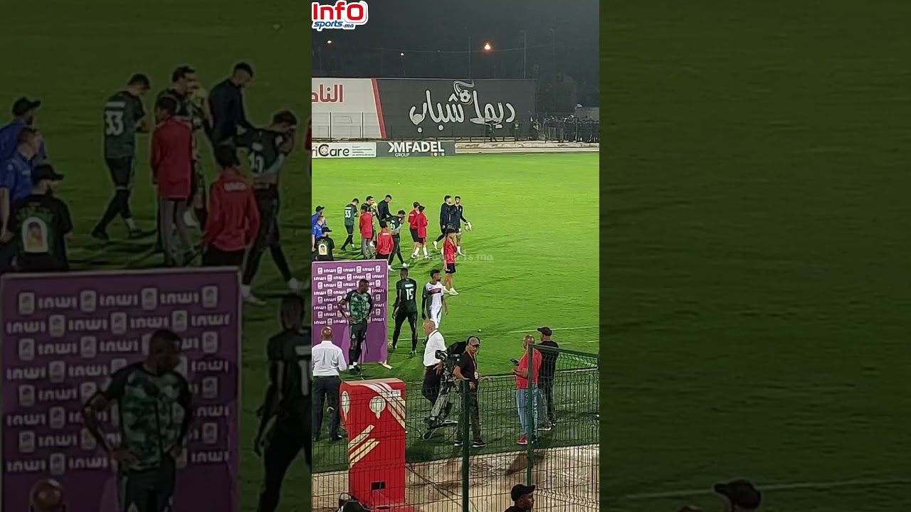 حريمات يطلب من لاعبي الجيش الملكي التوجه لتحية الجماهير العسكرية بعد الفوز على شباب المحمدية