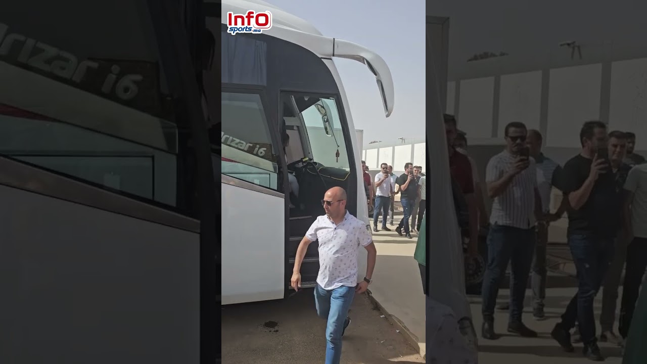 فيديو..لحظة وصول لاعبي الرجاء لملعب وجدة