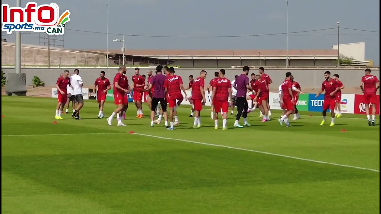 الحصة التدريبية الأخيرة للمنتخب الوطني قبل مواجهة الكونغو الديمقراطية
