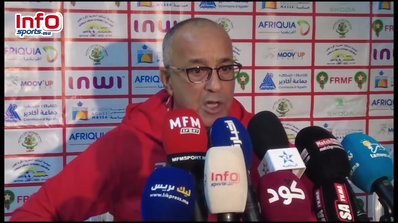 السكيتيوي: لا يجب مقارنة الرجاء الذي يلعب دوري الأبطال مع حسنية أكادير بلاعبيه الشباب