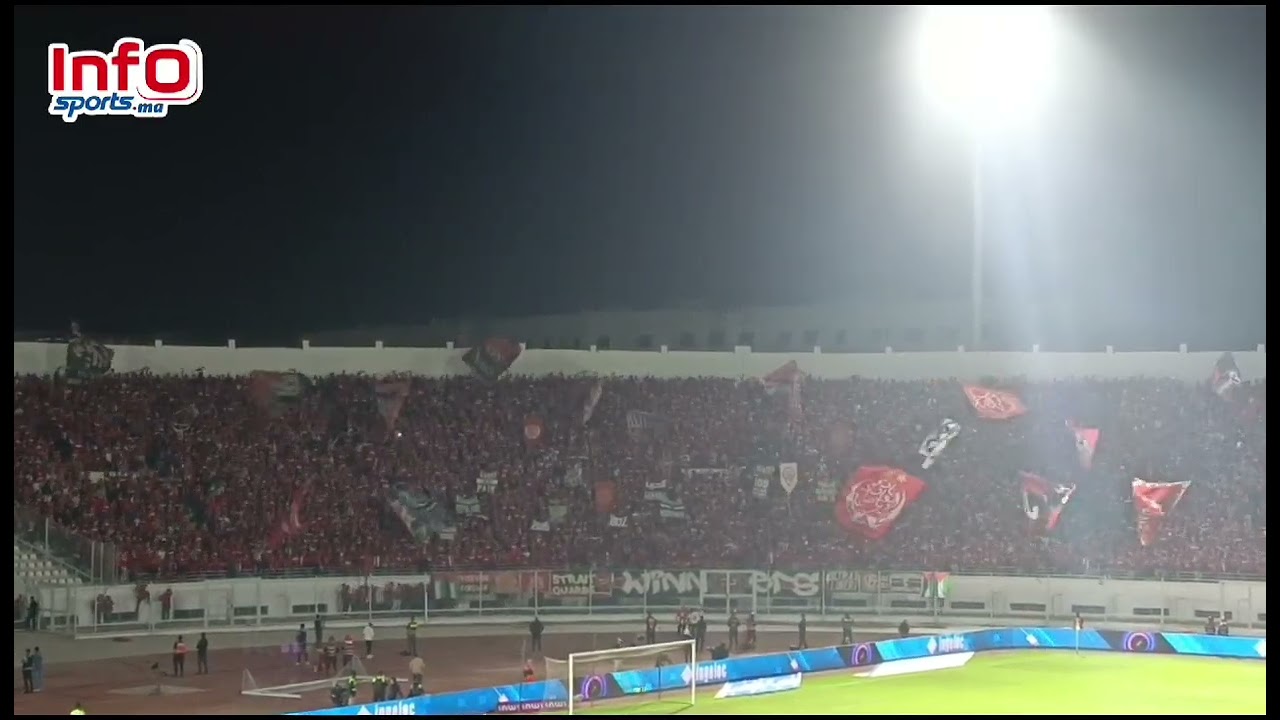 الوينرز تبدع بأغنية "الله يرحم موتانا" في مباراة الوداد وأولمبيك أسفي