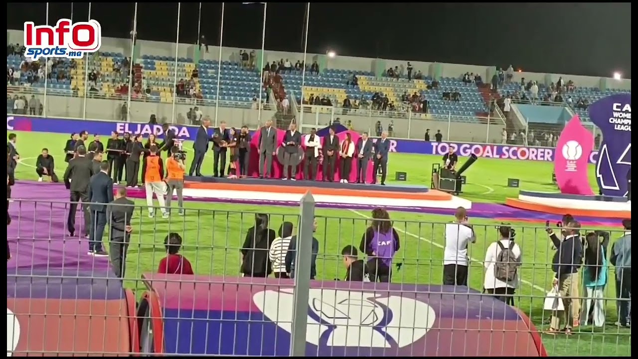 تتويج ضحى المدني بلقب هدافة دوري أبطال إفريقيا وسناء مسودي كأفضل لاعبة