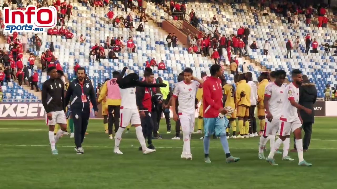 خيبة أمل وحسرة على وجوه لاعبي الوداد بعد الإقصاء البنزرتي يوجه لهم التحية