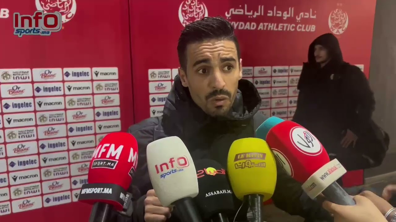فيديو..أستاتي: رغم هدف الوداد حافظنا على هدوئنا وشخصيتنا وحققنا فوز مهم.