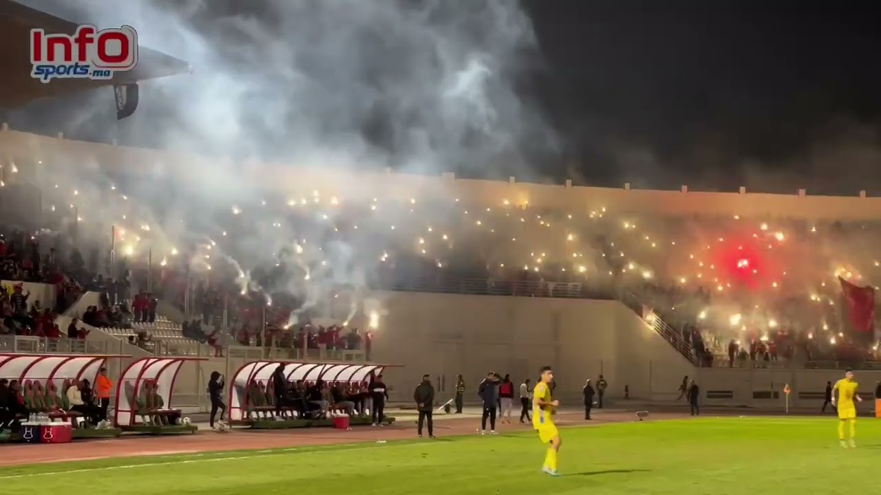فيديو..الشهب تشعل مدرجات الوداد في كركاج جديد لجماهير الوداد.