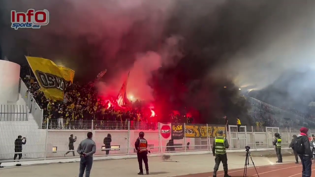 فيديو..جماهير الماص تشعل مدرجات الزاولي بالشهب الاصطناعية في مواجهة الوداد