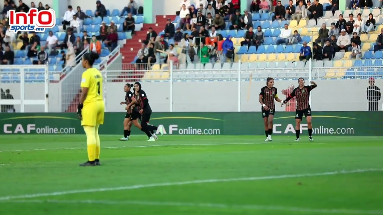 فيديو..فرحة لا توصف للاعبات الجيش الملكي بالهدف الأول في مرمى الفريق المصري.