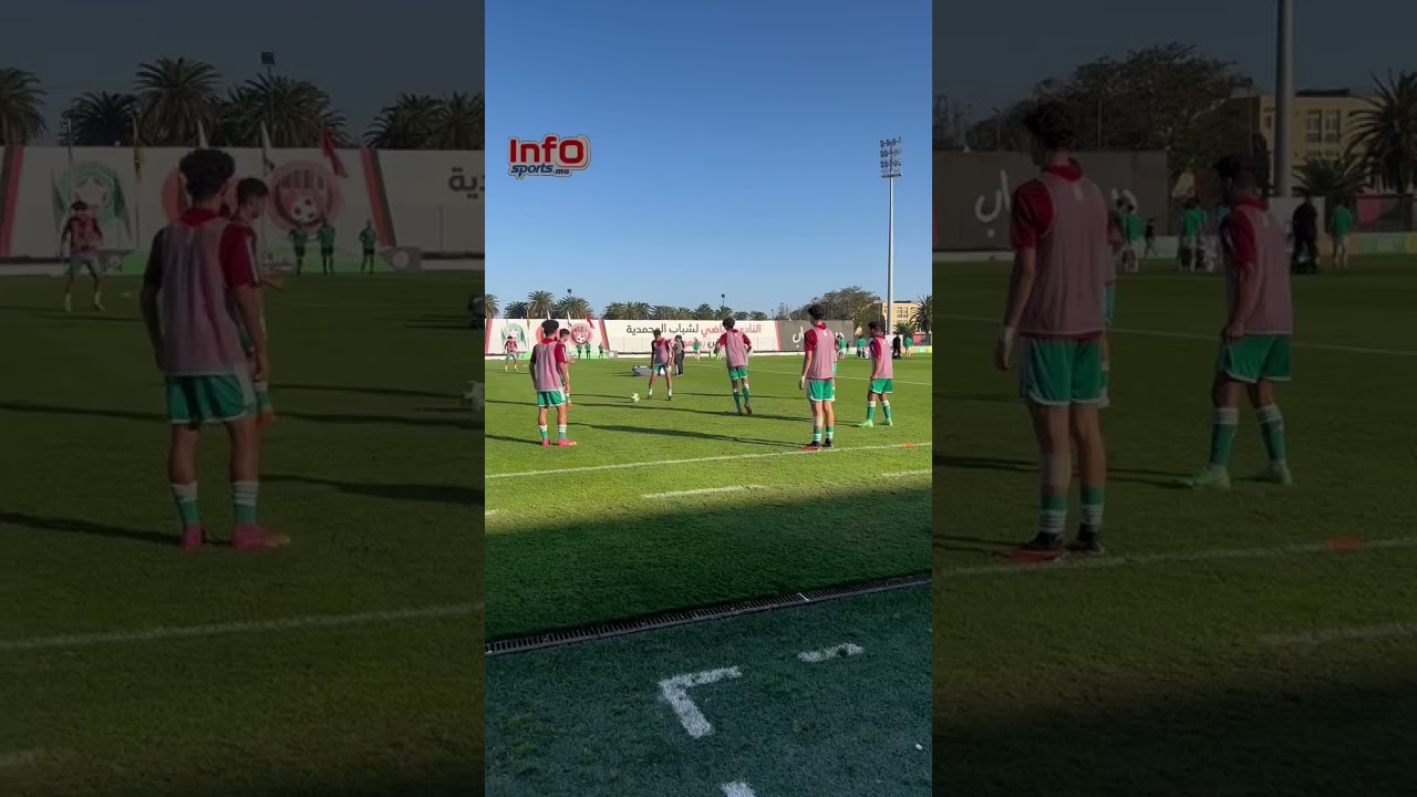فيديو..لاعبو المنتخب الجزائري في حركات تسخينية استعدادا لمواجهة المنتخب الوطني.