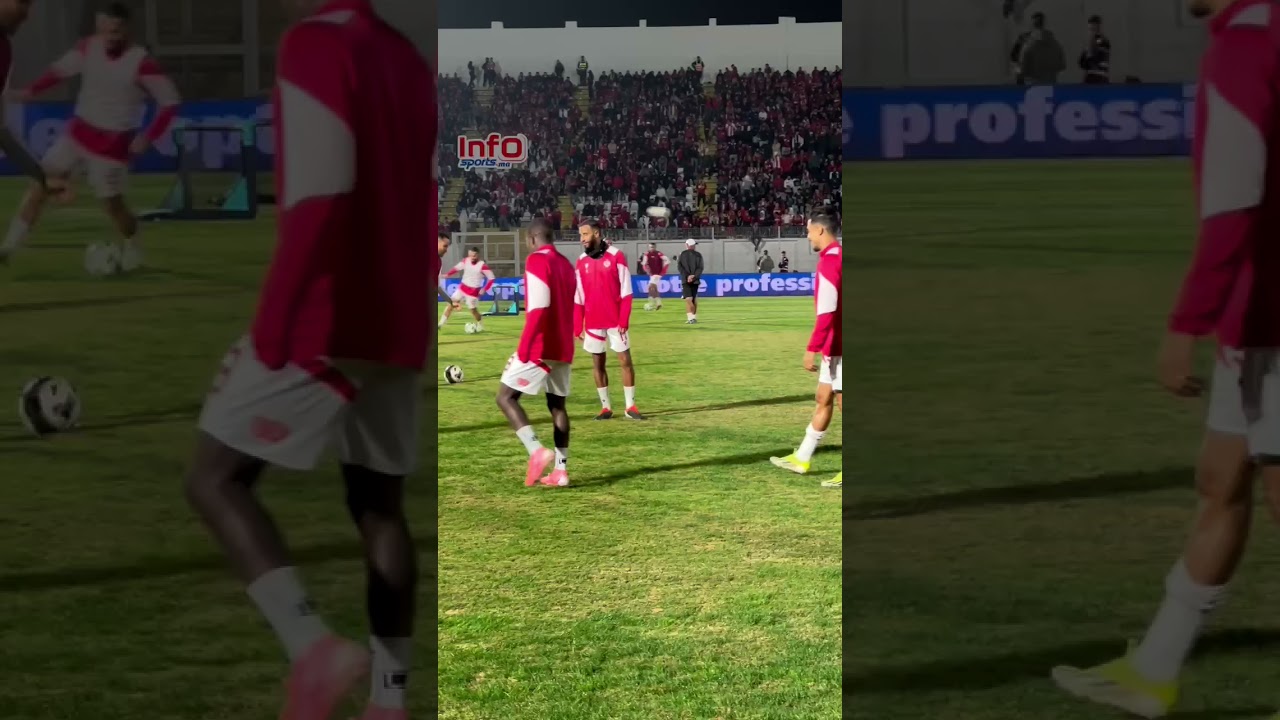 فيديو..لحظة دخول لاعبي الوداد للتسخينات وتفاعل كبير من الجماهير