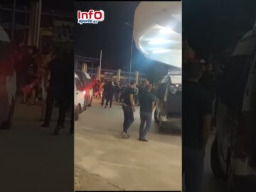 جماهير الترجي تعتدي على المشجعين الوداديين بعد نهاية المباراة