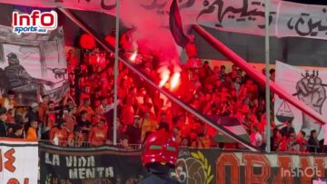 فيديو..جماهير بركان تسجل موقفا رائعا تضامنا مع فلس..طين والسن..وار.