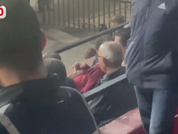 فيديو ..ايت منا ترقب وفرحة بعد تسجيل هدف الانتصار