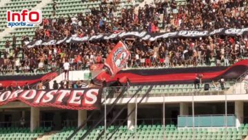 فيديو..جماهير الحسنية تحتج بشدة على المكتب المسير بالمدرجات وتطالب بإقالته