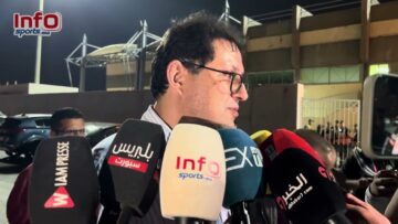 فيديو..آيت منا يفتح النار على التحكيم ويؤكد “الحكم كان ضعيف”.