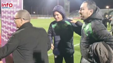 فيديو..عناق حار بين بودريقة وبولكسوت وتحية خاصة لموهوب بعد الفوز.