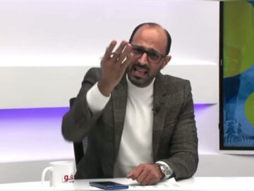 فيديو..بلعودي: يثور في وجه البيضي ويهاجمه بسبب شتمه للاعبي برشيد