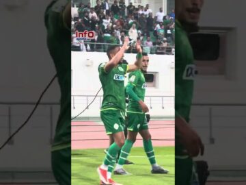 فيديو..احتفالية رائعة للزرهوني والنفاتي بعد هدفيه في مرمى وجدة.