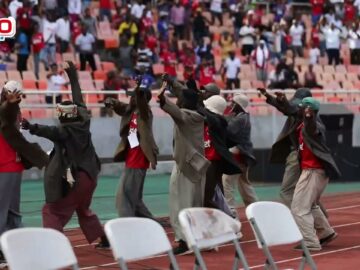 فيديو..احتفالية للوينرز في مباراة الوداد بتانزانيا ورقصة مضحكة لجماهير سيمبا.