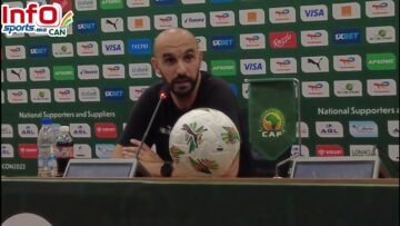 فيديو..الركراكي يكشف حقيقة شجاره مع عميد الكونغو ويتبرؤ من العنصرية.