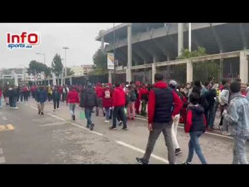 فيديو من أمام دونور..حضور قياسي لجماهير الوداد وتنظيم جيد للدخول.