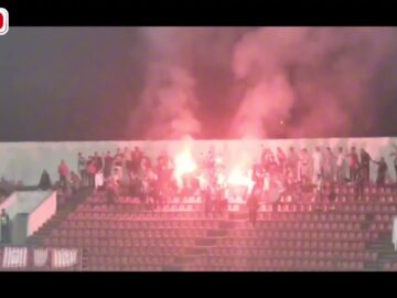 فرحة كبيرة لجماهير ومسؤولي الماط بالهدف الأول في مرمى ش.المحمدية