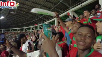 الجماهير المغربية والإيفوارية بصوت واحد: on va gagner ce soir..