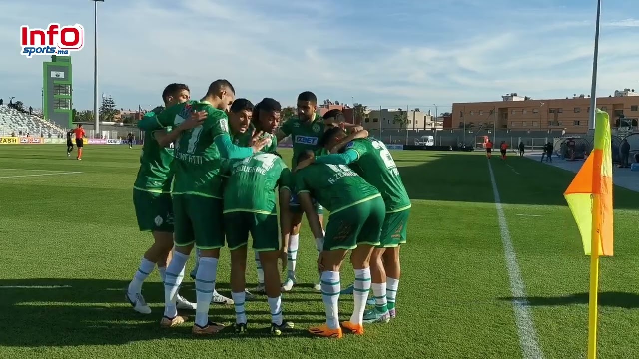 فيديو..فرحة لاعبي الرجاء بالهدف الأول في مرمى طنجة.