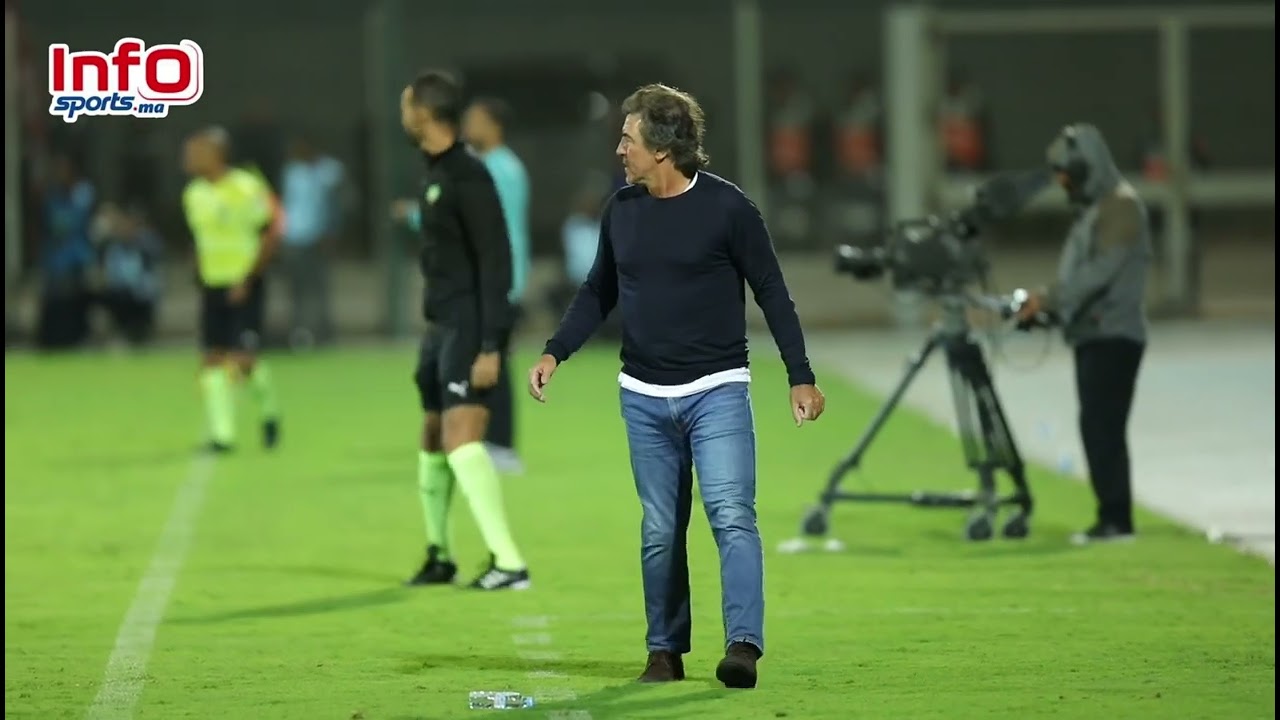فيديو..شاهدوا كيف يعيش سابينتو على أعصابه ويتفاعل بشدة مع أحداث المباراة.