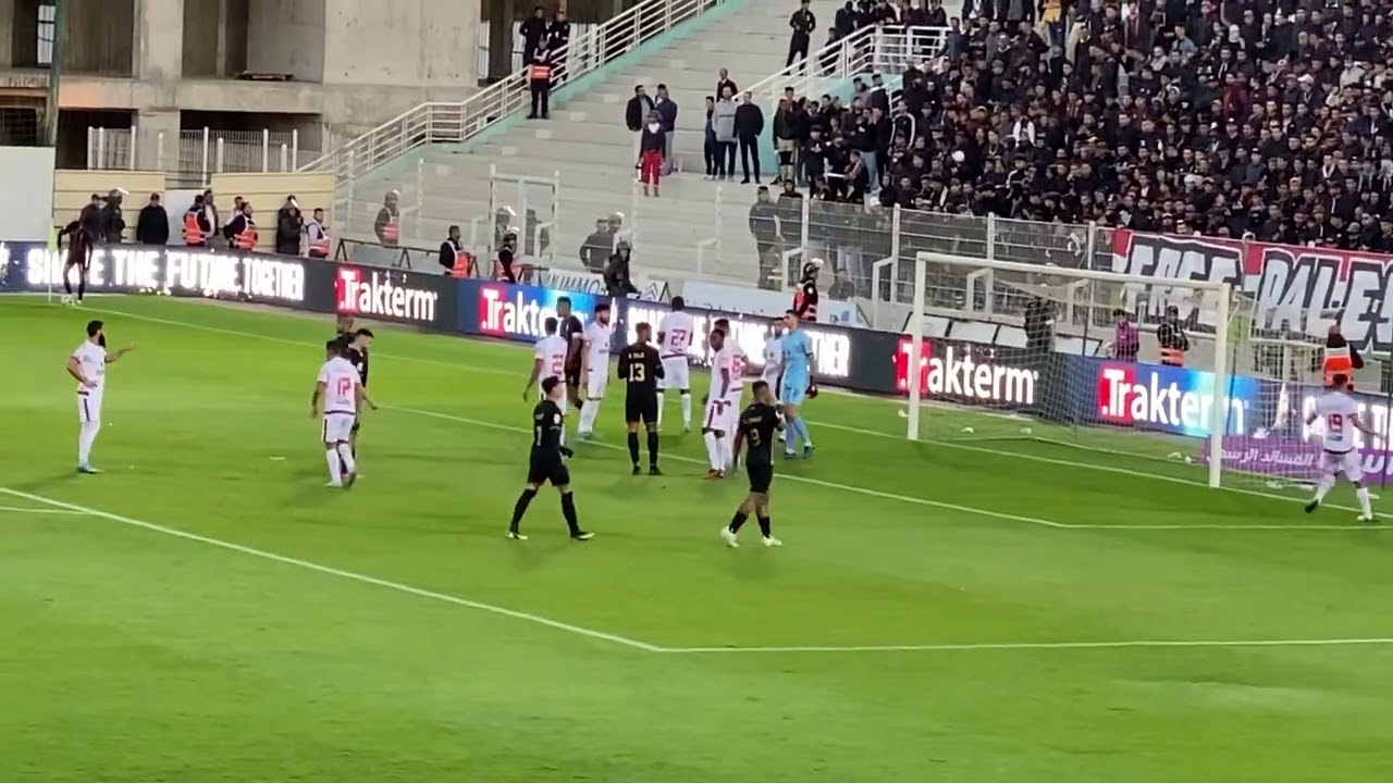 فيديو: العميد ربيع حريمات يطلب من "كابو" الجماهير العسكرية عدم الرشق بالقنينات