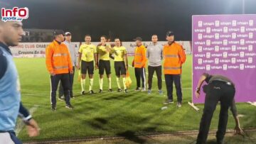 فيديو..حكام الرجاء والسوالم يغادرون تحت حراسة أمنية مشددة واحتجاجات كبيرة