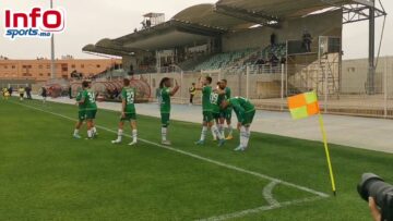 فيديو..عناق وفرحة كبيرة للاعبي الرجاء بالهدف الأول.