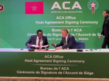 فيديو..بعد الفيفا..لقجع يوقع اتفاقية احتضان المغرب لمقر رابطة الأندية الإفريقية