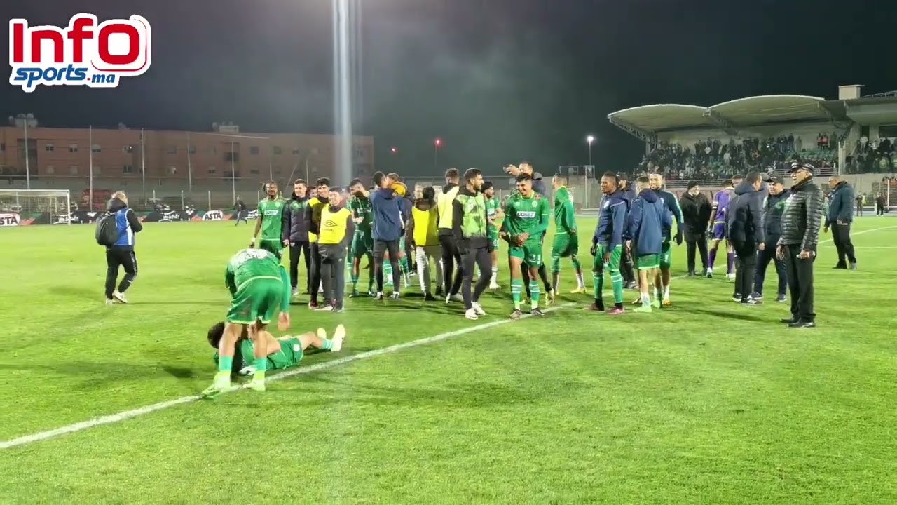 زينباور يحمل الرقم 10 في قميص الرجاء والجماهير تهتف باسمه بعد الفوز على أولمبيك أسفي