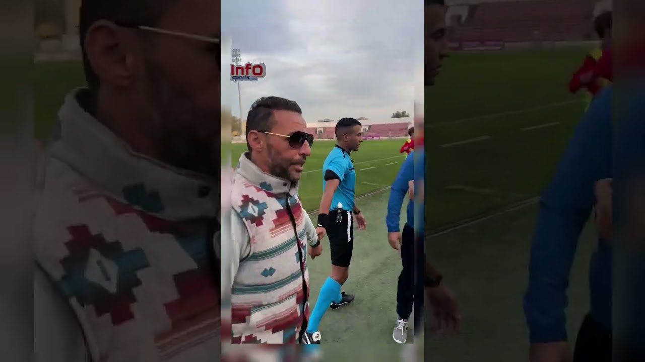 نقاش بين الضرضوري والحكم الرابع بعد هزيمة شباب المحمدية أمام نهضة بركان