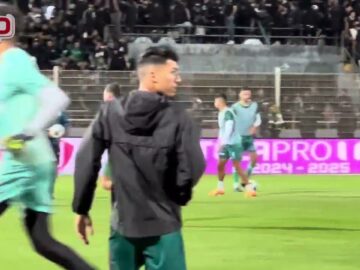 فيديو..لأول مرة سابينتو بكرسي احتياط الرجاء وأجواء حماسية في التسخينات.