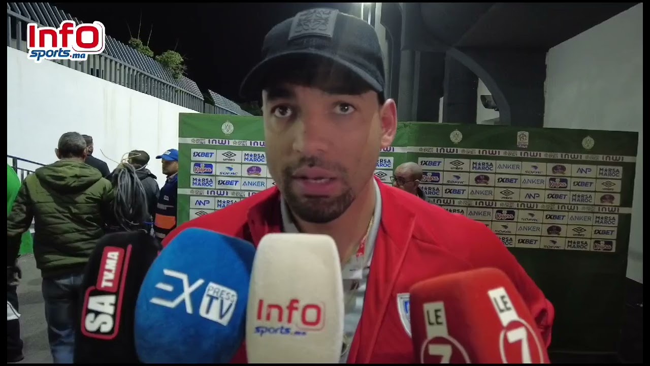 التكناوتي: نقطة مهمة أمام الرجاء ولم أضيع الوقت ولكن قمت بعملي من أجل المغرب التطواني