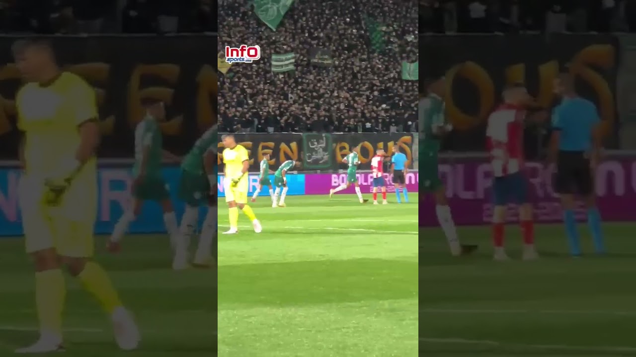 فيديو..فرحة كبيرة للاعبي الرجاء بالهدف الأول والرحيمي يقبل رأس الشابي.