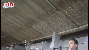 فيديو..سقف مركب محمد الخامس بدون إصلاحات رغم صرف الملايير على