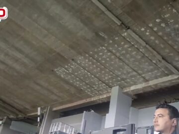 فيديو..سقف مركب محمد الخامس بدون إصلاحات رغم صرف الملايير على