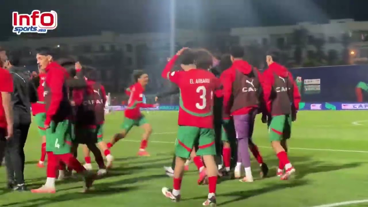 فيديو..فرحة هستيرية للاعبي المنتخب الوطني بعد التأهل لنهائي كأس إفريقيا.